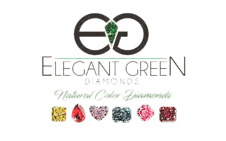 Elegant Green Diamonds logo